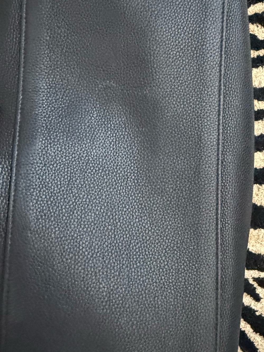 The Row Duplex Large Tote Bag Black Grained Calfskin Leather - Picture 9 of 12